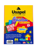 PAPEL A4 CRIATIVO 8 CORES 120G R25062 C/24FLS